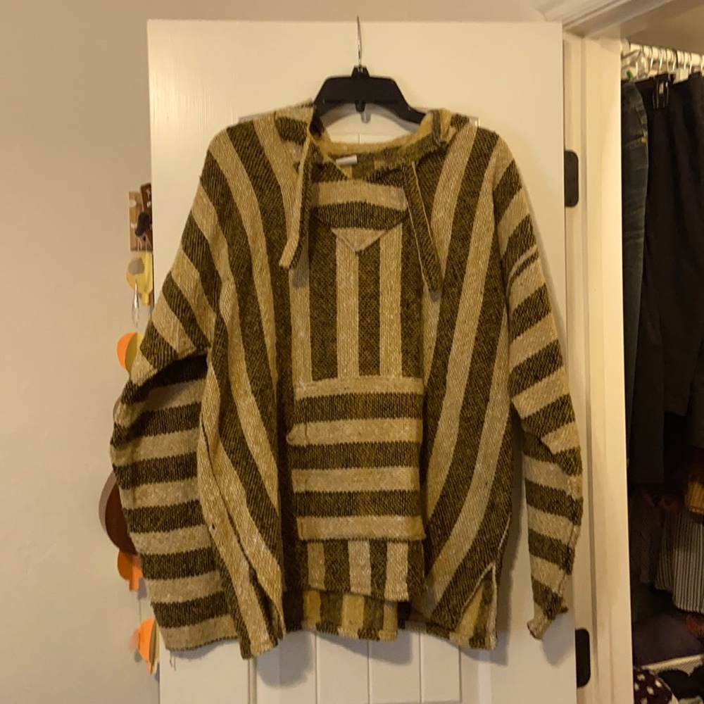 Large Black and Gold Baja Jacket